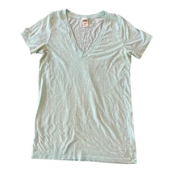 Victoria’s Secret PINK Tank & T-Shirt Bundle Women’s Size Large (6 pcs) - Picture 4 of 6